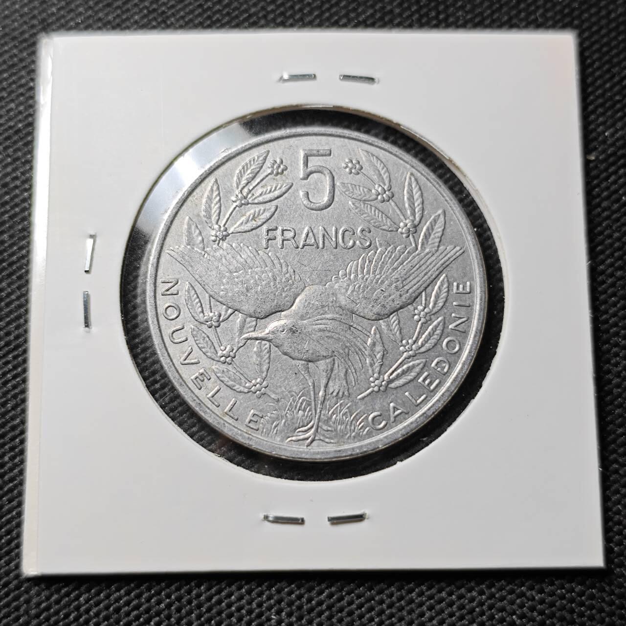 KK钱币收藏小铺  第385期  2月预留时间 周末发货  2003法属新喀里多尼亚5法郎