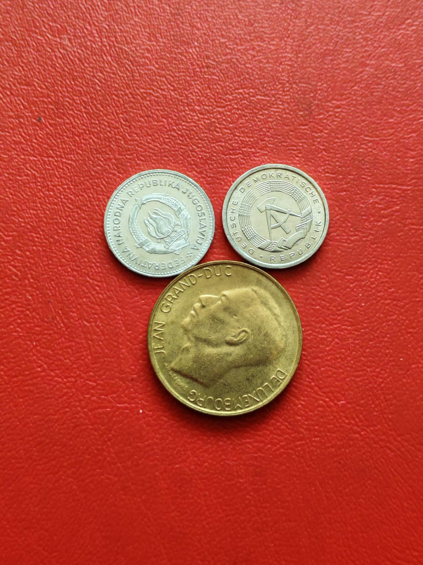 【云涧收藏】第八十五场，无预留最后收官场。 卢森堡、东德、南斯拉夫3枚