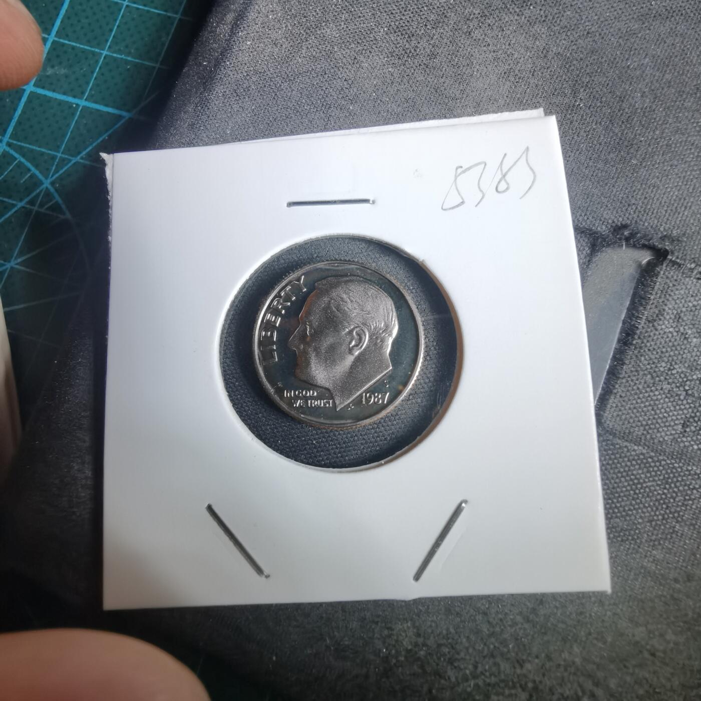 沼泽如烟--第953场 美国1987年10分精制币