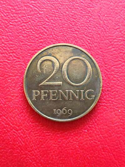 【云涧收藏】第八十五场，无预留最后收官场。 - 东德1969年20芬尼