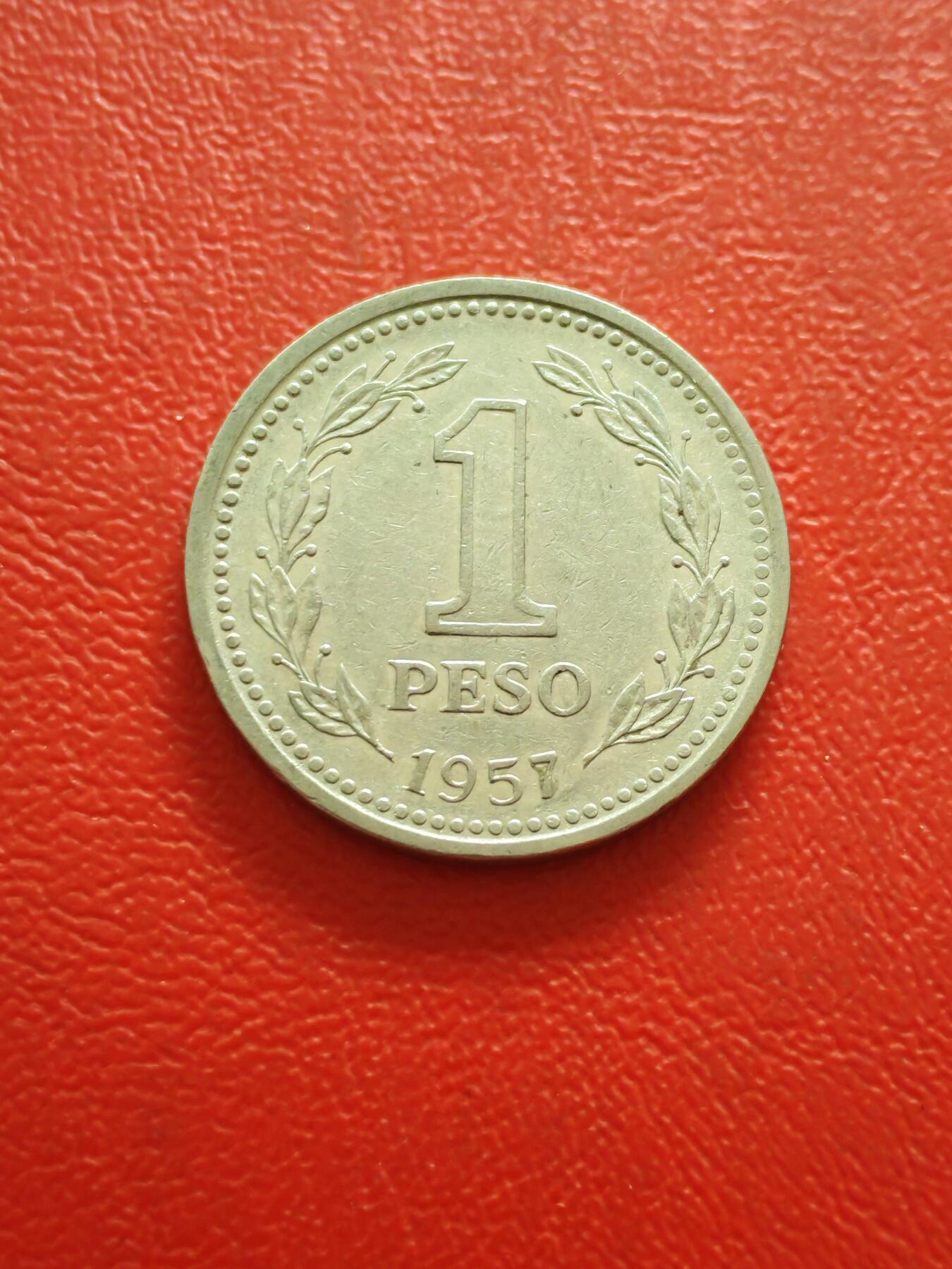 【云涧收藏】第八十五场，无预留最后收官场。 阿根廷1957年1比索