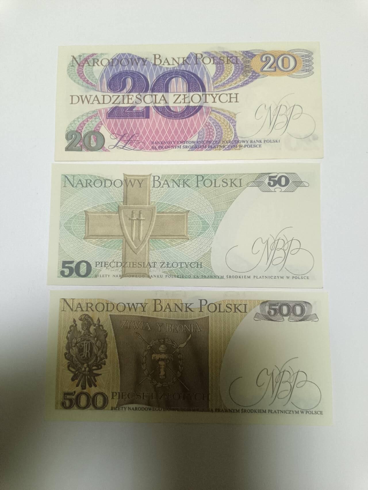 【20260106】非全新纸币和硬币第321场 波兰3张纸币