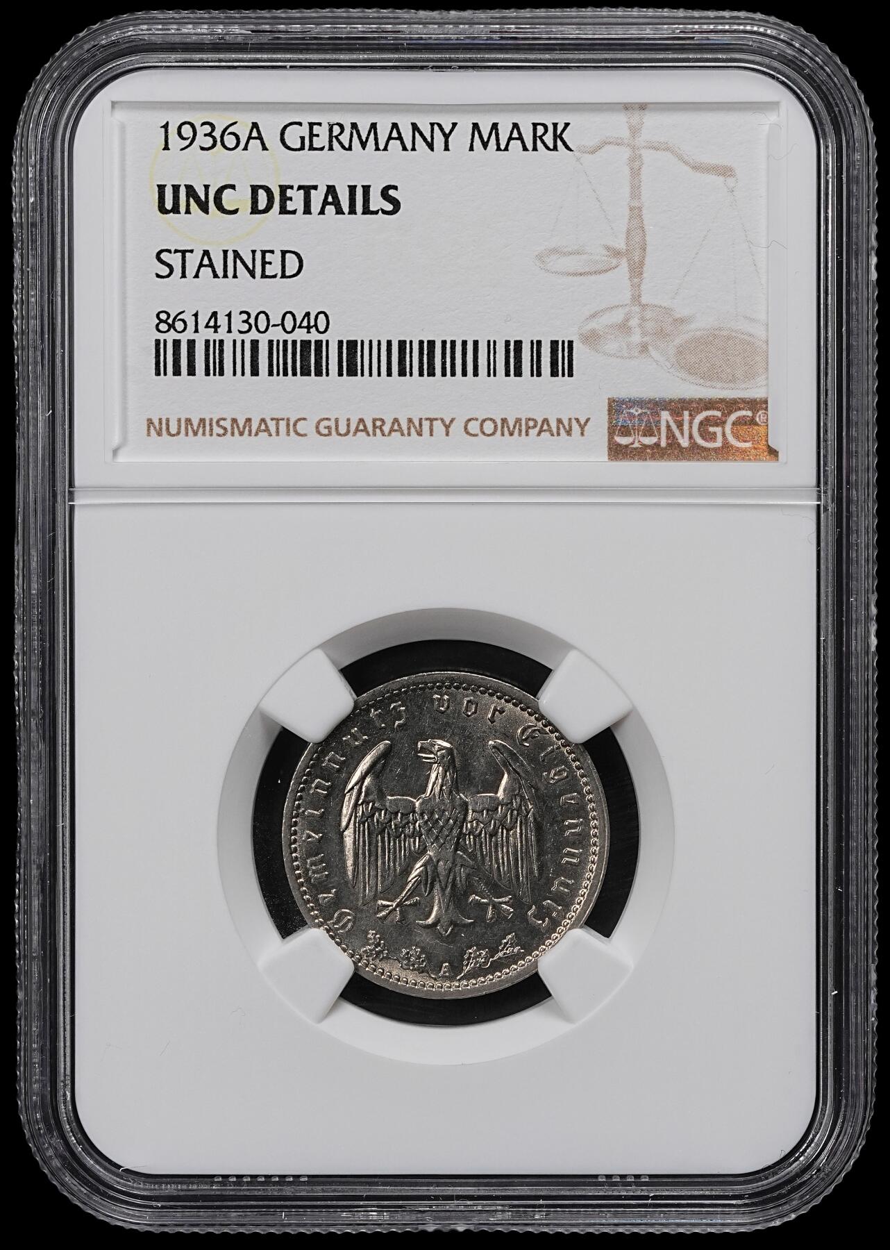 修遠堂世界钱币第一百期 NGC评级 德国近代硬币6枚