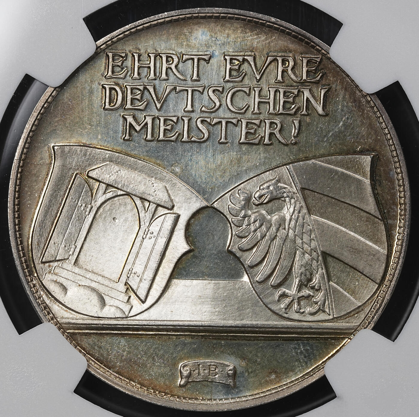 修遠堂世界钱币第一百期 NGC MS65 1928年德国魏玛共和国发行-阿尔布雷希特・丢勒逝世 400 周年纪念银章