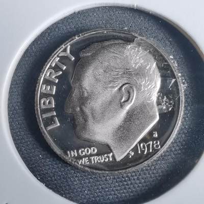 沼泽如烟--第953场 - 美国1978年10分精制币