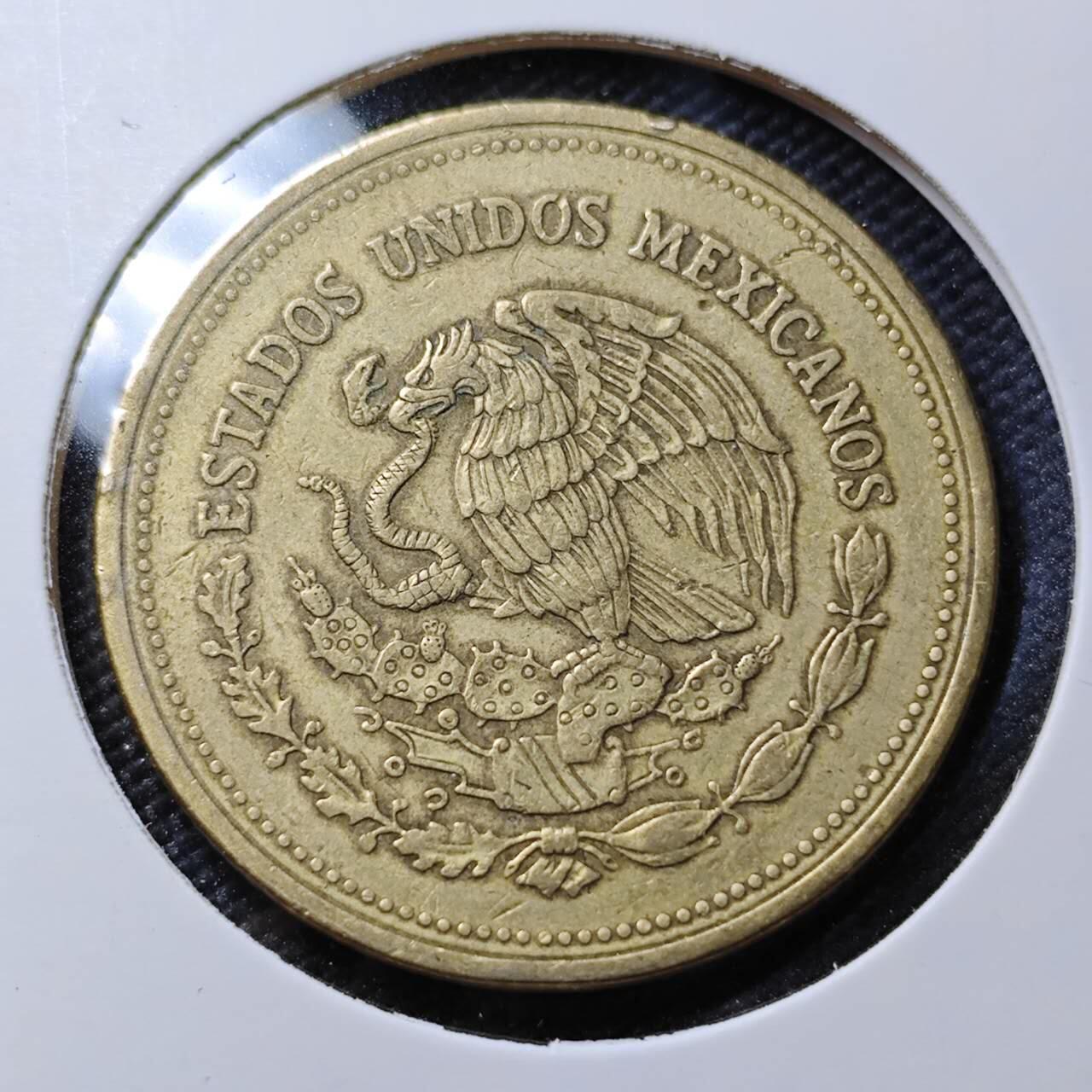 KK钱币收藏小铺  第385期  2月预留时间 周末发货  墨西哥1000比索大铜币