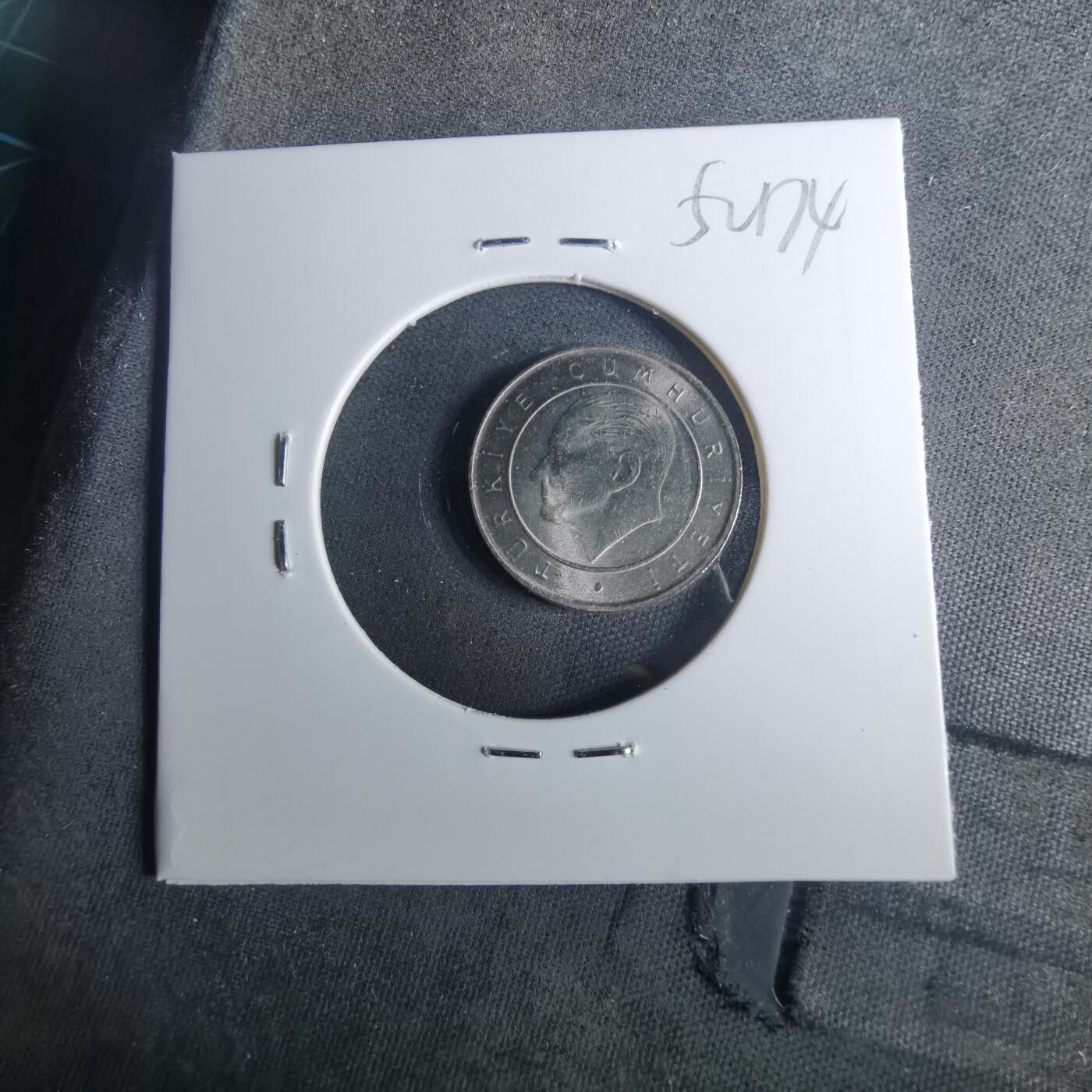 沼泽如烟--第952场 土耳其2001年5万里拉