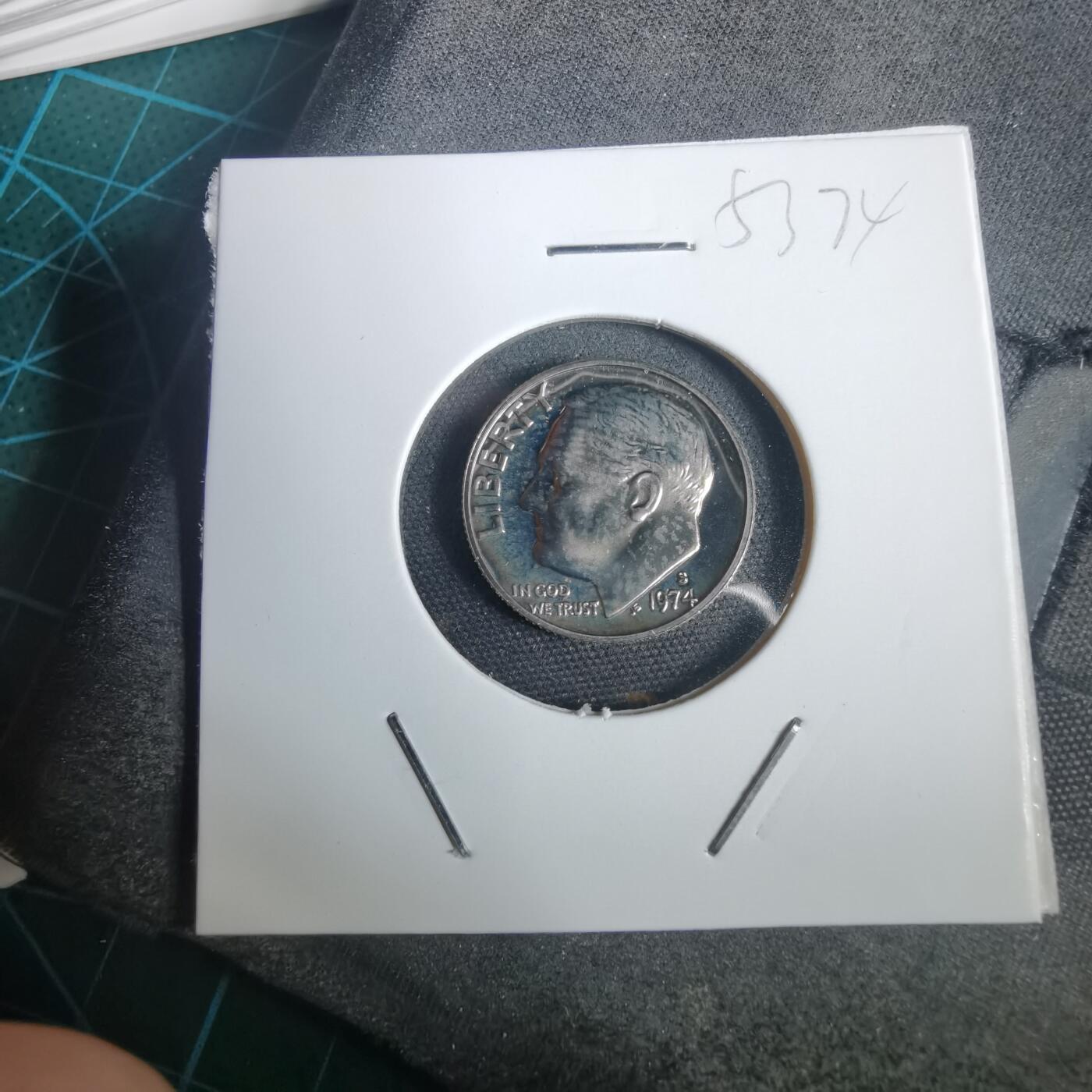 沼泽如烟--第953场 美国1974年10分精制币