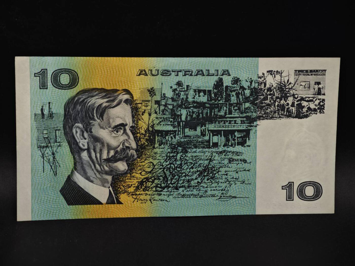 【淘币小摊】限时拍第八百四十二拍  纸币场  满百包邮可预留两周  周一统一发货  澳大利亚10元纸币