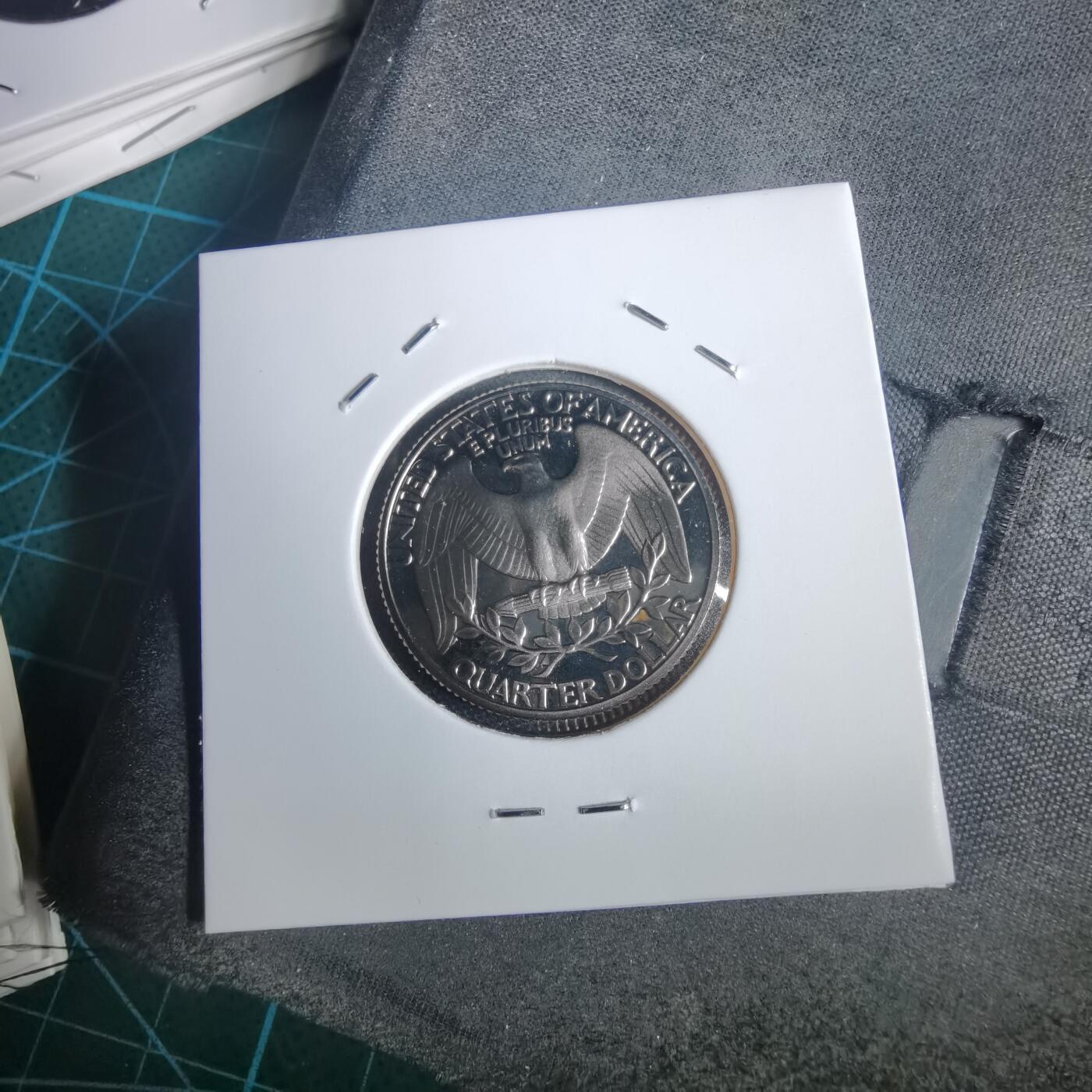 沼泽如烟--第953场 美国1986年25分精制币