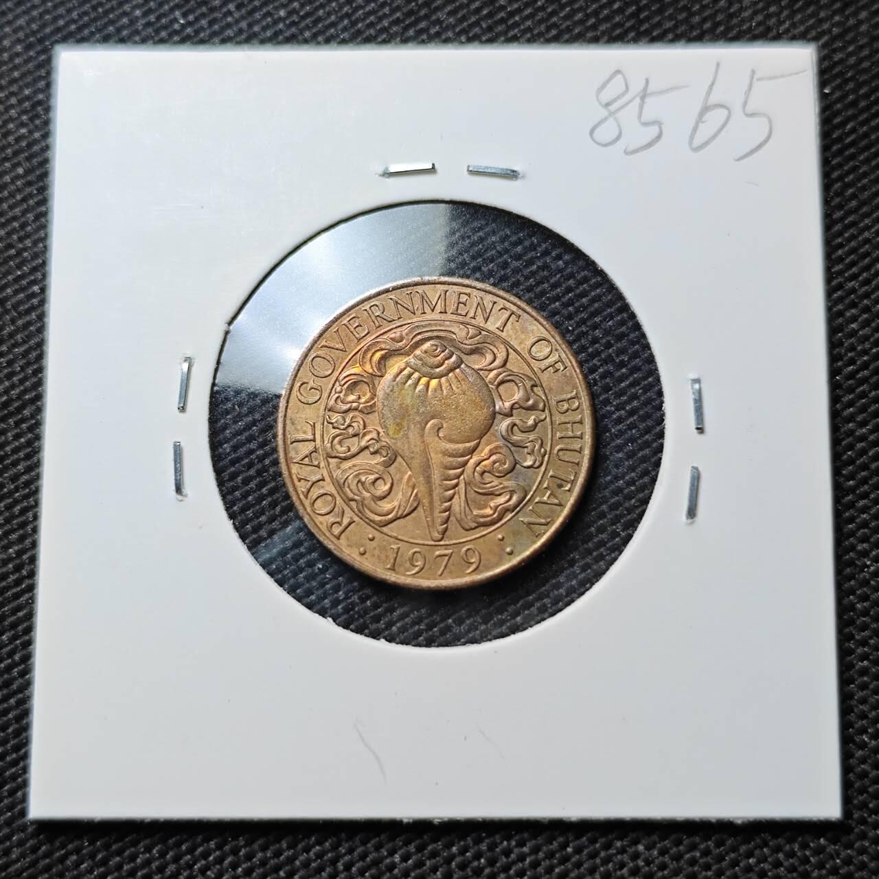 KK钱币收藏小铺  第385期  2月预留时间 周末发货  不丹铜币