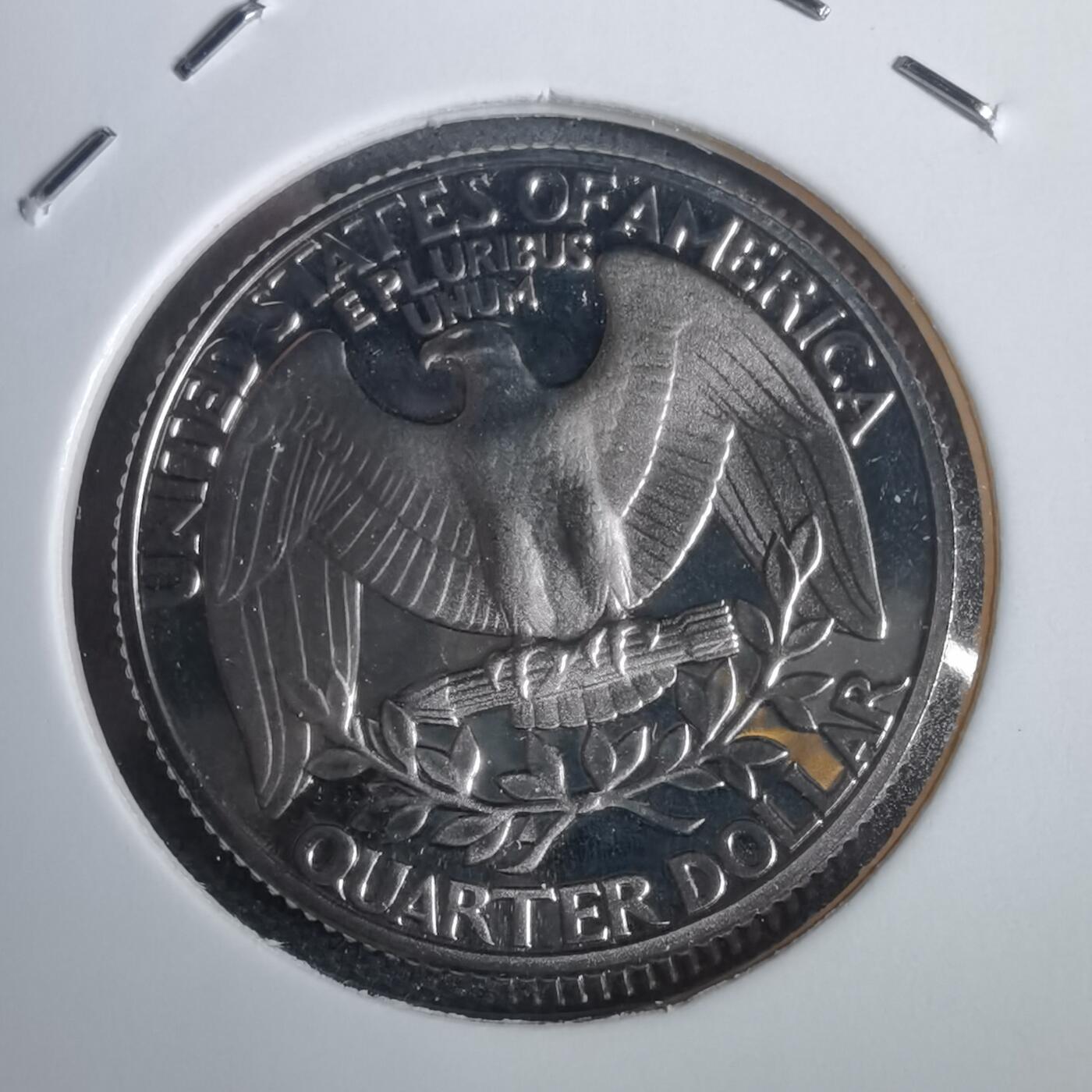 沼泽如烟--第953场 美国1986年25分精制币