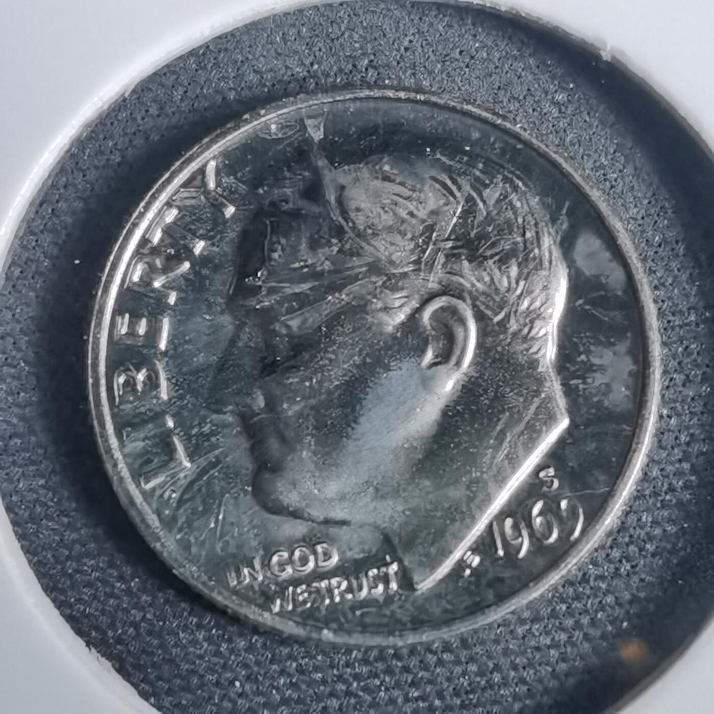 沼泽如烟--第953场 美国1969年10分精制币