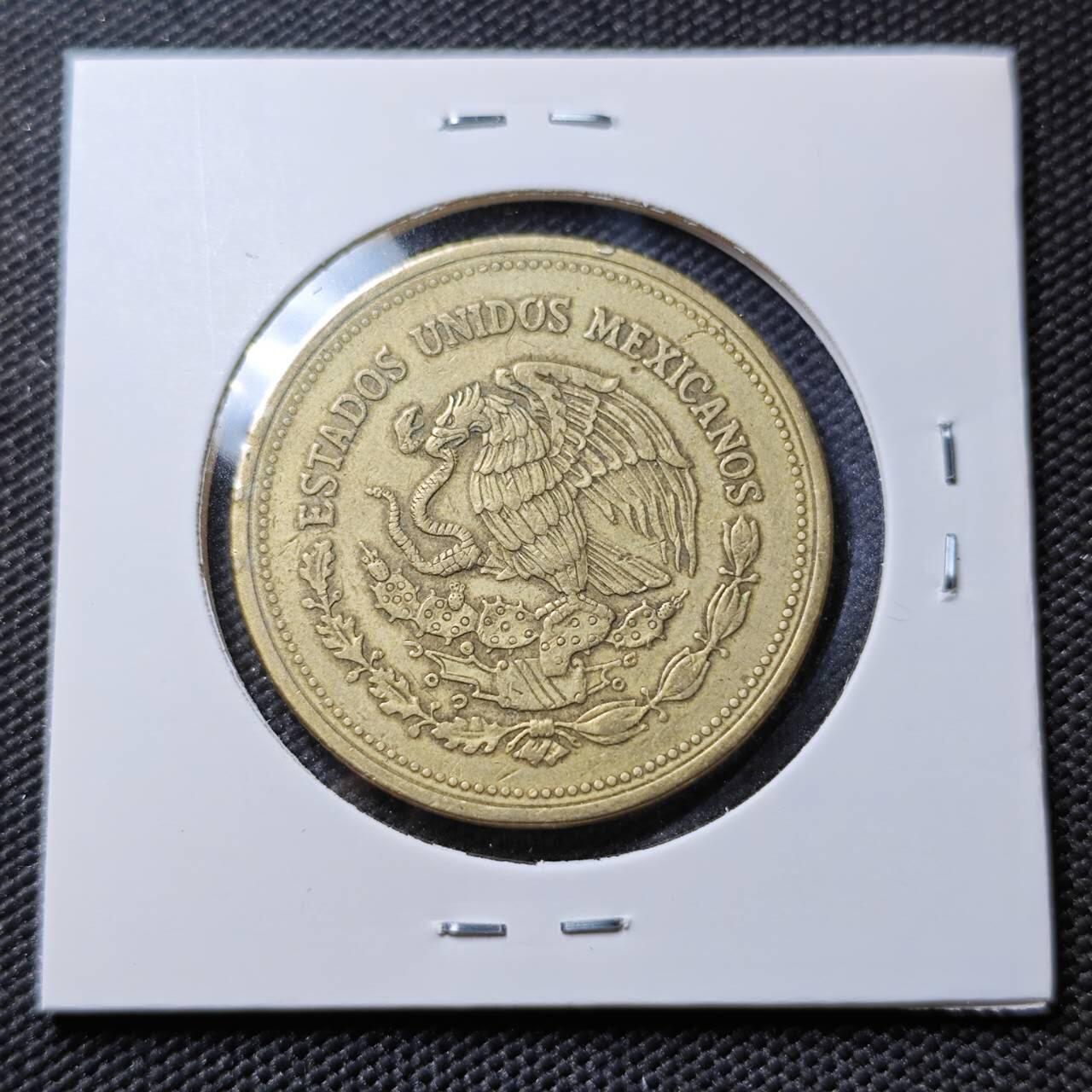 KK钱币收藏小铺  第385期  2月预留时间 周末发货  墨西哥1000比索大铜币