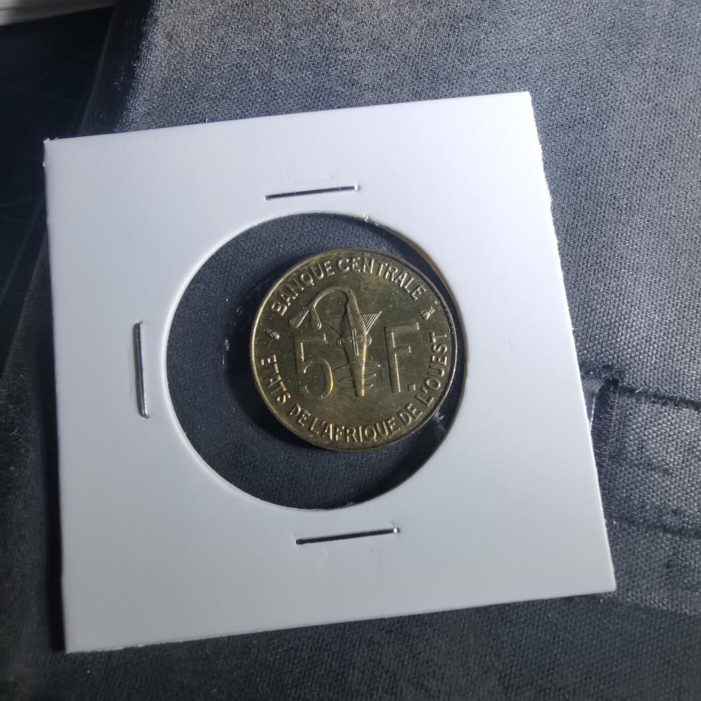 沼泽如烟--第952场 西非1996年5法郎