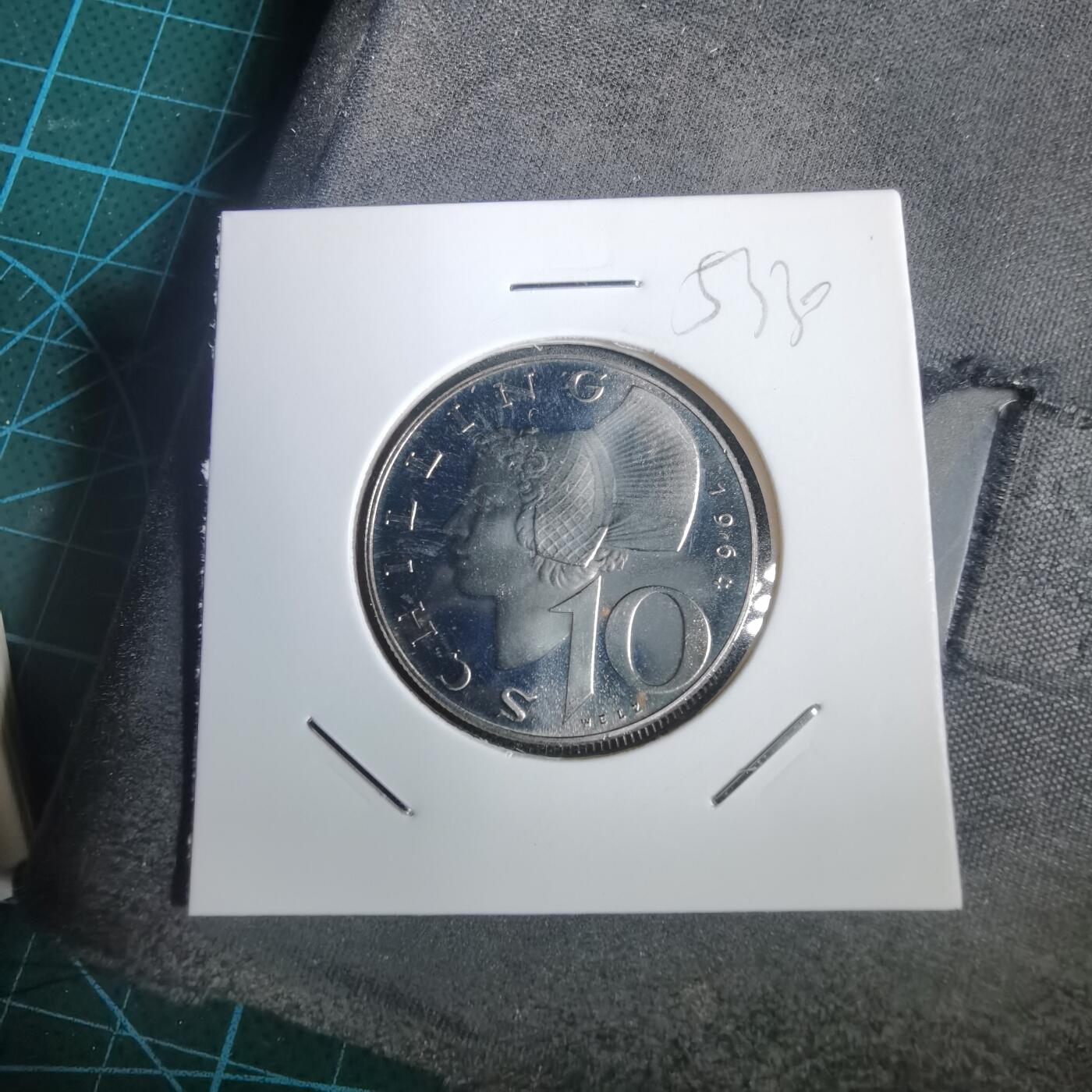 沼泽如烟--第953场 奥地利1964年10先令精制币银币