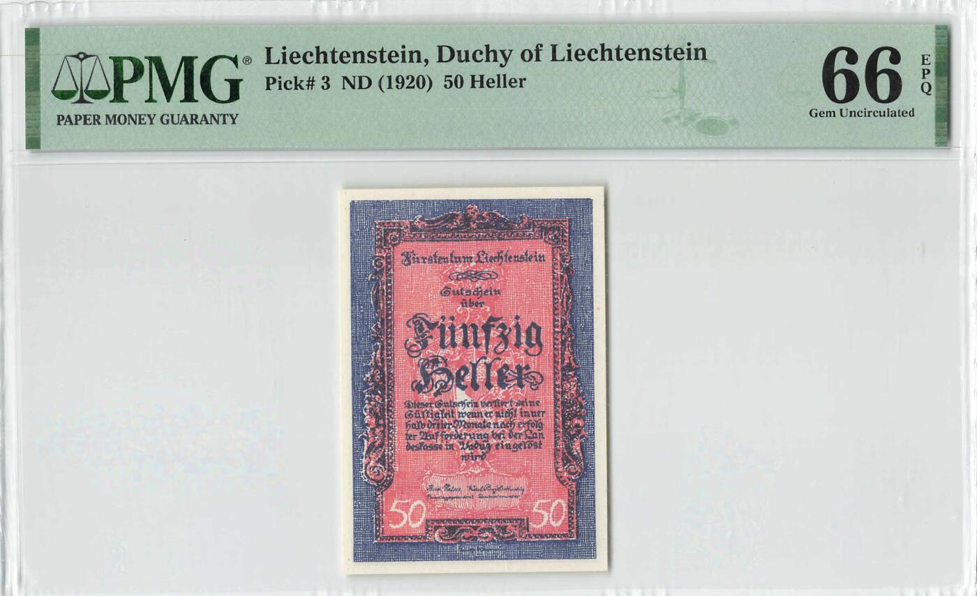 小福收藏拍卖第200期 【庆典场 中拍就有好礼相赠】评级币精选场 本期有捷克斯洛伐克20年100克朗慕夏作品大珍 69分倒置百位号布隆迪世界最大纸币  35年版加拿大经典 苏格兰格拉斯哥大学500年纪念钞倒置小号 卡塔尔80年100里亚尔冠军分 美国教育券 意大利拉斐尔 乌克兰 库克群岛 墨西哥 南斯拉夫 亚美尼亚等多国精美高分珍稀老钞精品纸币 列支敦士登 1920年 50赫勒 百年老钞 PMG66 EPQ 亚军分