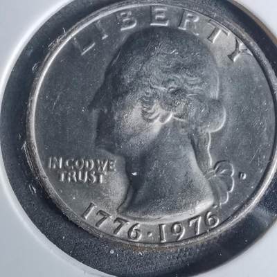 沼泽如烟--第952场 - 美国1976年25分纪念币