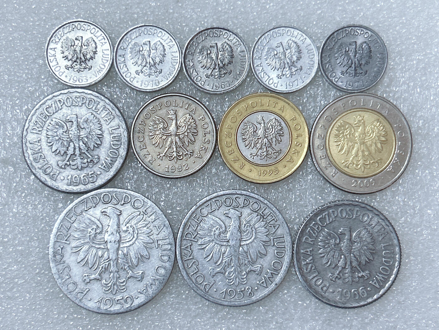 第一海外回流一元起拍收藏 散集专场  第286期 波兰硬币🇵🇱 12枚