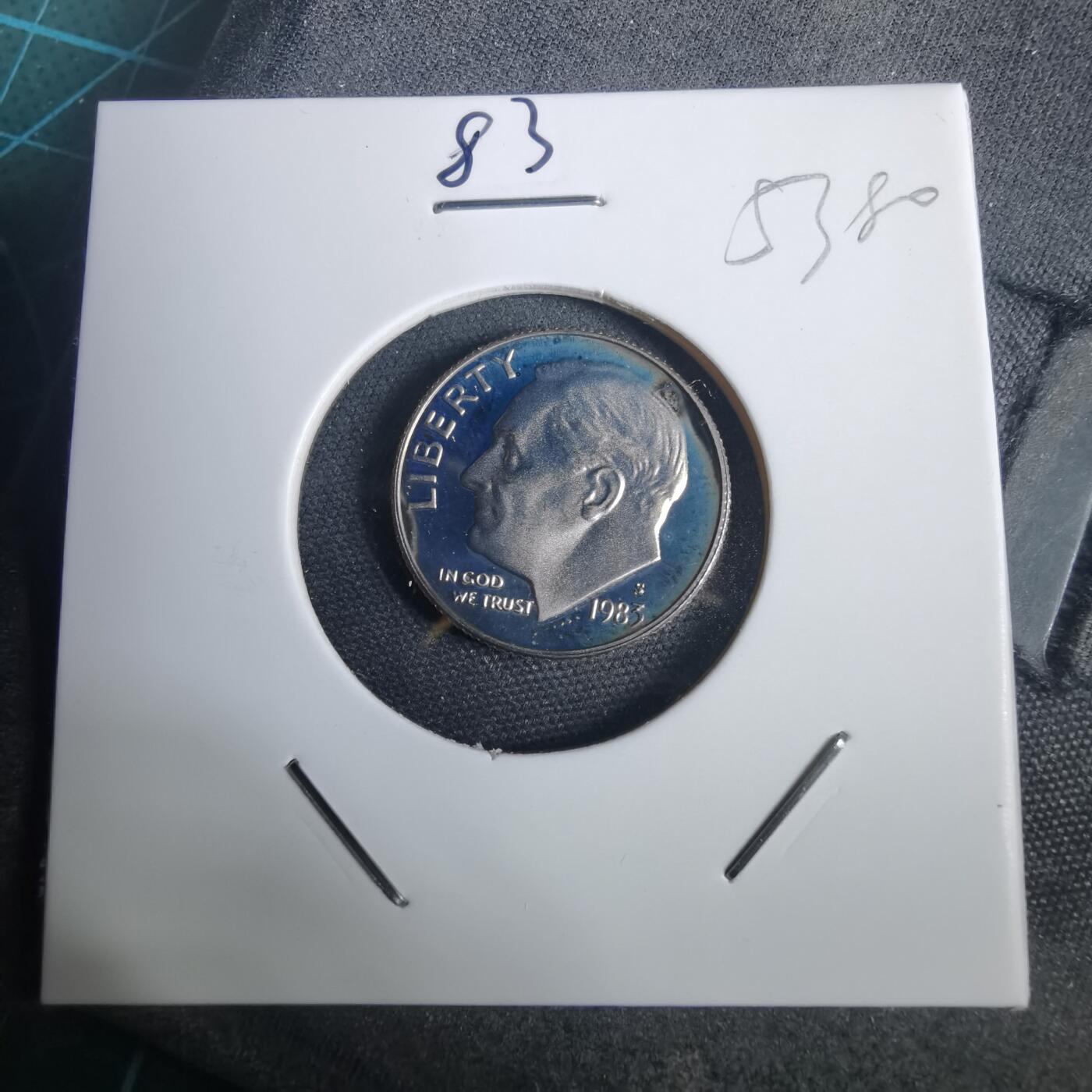 沼泽如烟--第953场 美国1983年10分精制币