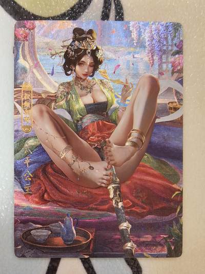 丫丫卡拍--24期*满赠妲己特卡，本场包含之前流拍品（1月6日22点截拍） - 【卡玩帕克】神州百花-太平公主 三渐变