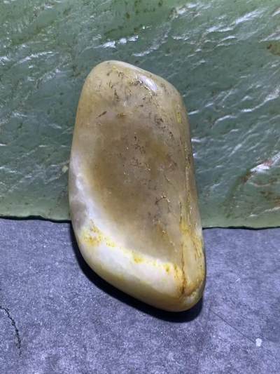 精美和田玉糖白玉独籽原石一颗， - 精美和田玉糖白玉独籽原石一颗，