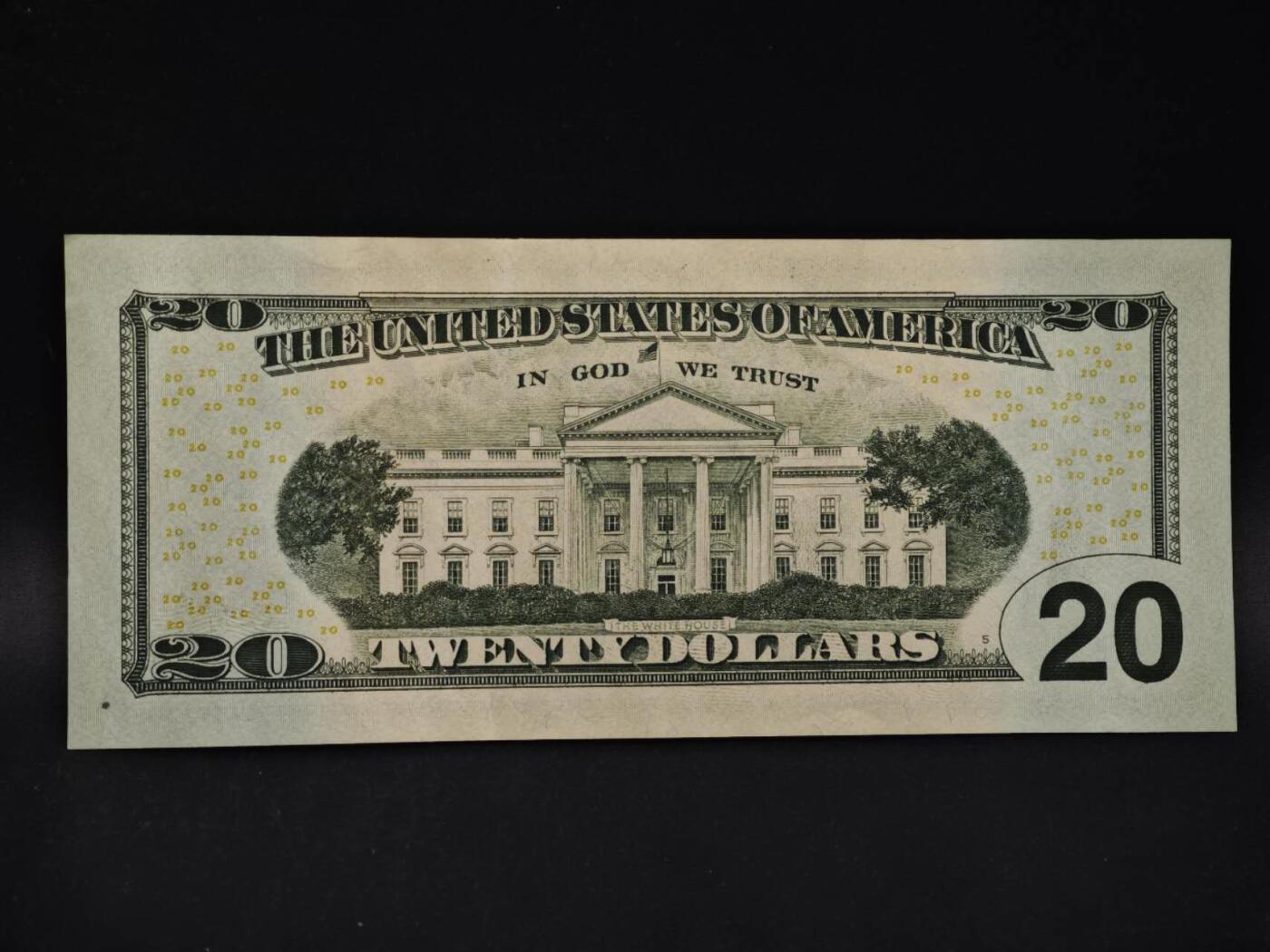 【淘币小摊】限时拍第八百四十二拍  纸币场  满百包邮可预留两周  周一统一发货  美国2006年20元纸币【有折】