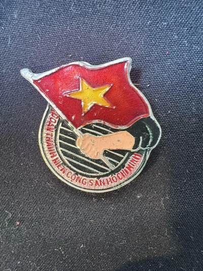 罗岚⭐爱藏⭐甄选专拍第三场-分享拍场赚佣（实体店在建中···） - 越南人民共和国青年团证章 珐琅漆材质