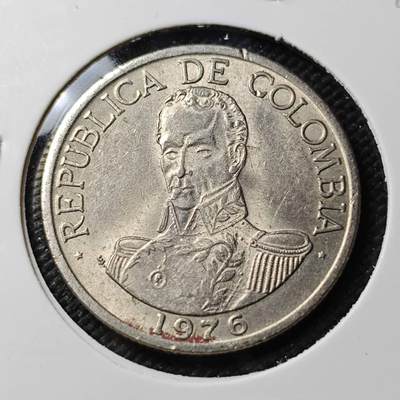 KK钱币收藏小铺  第385期  2月预留时间 周末发货 -  哥伦比亚1比索