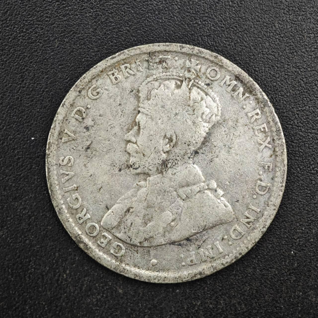 【淘币小摊】限时拍第八百四十拍  散币银币场  满百包邮可预留两周  周一统一发货  澳大利亚1916年乔治五世一先令银币参考银价90