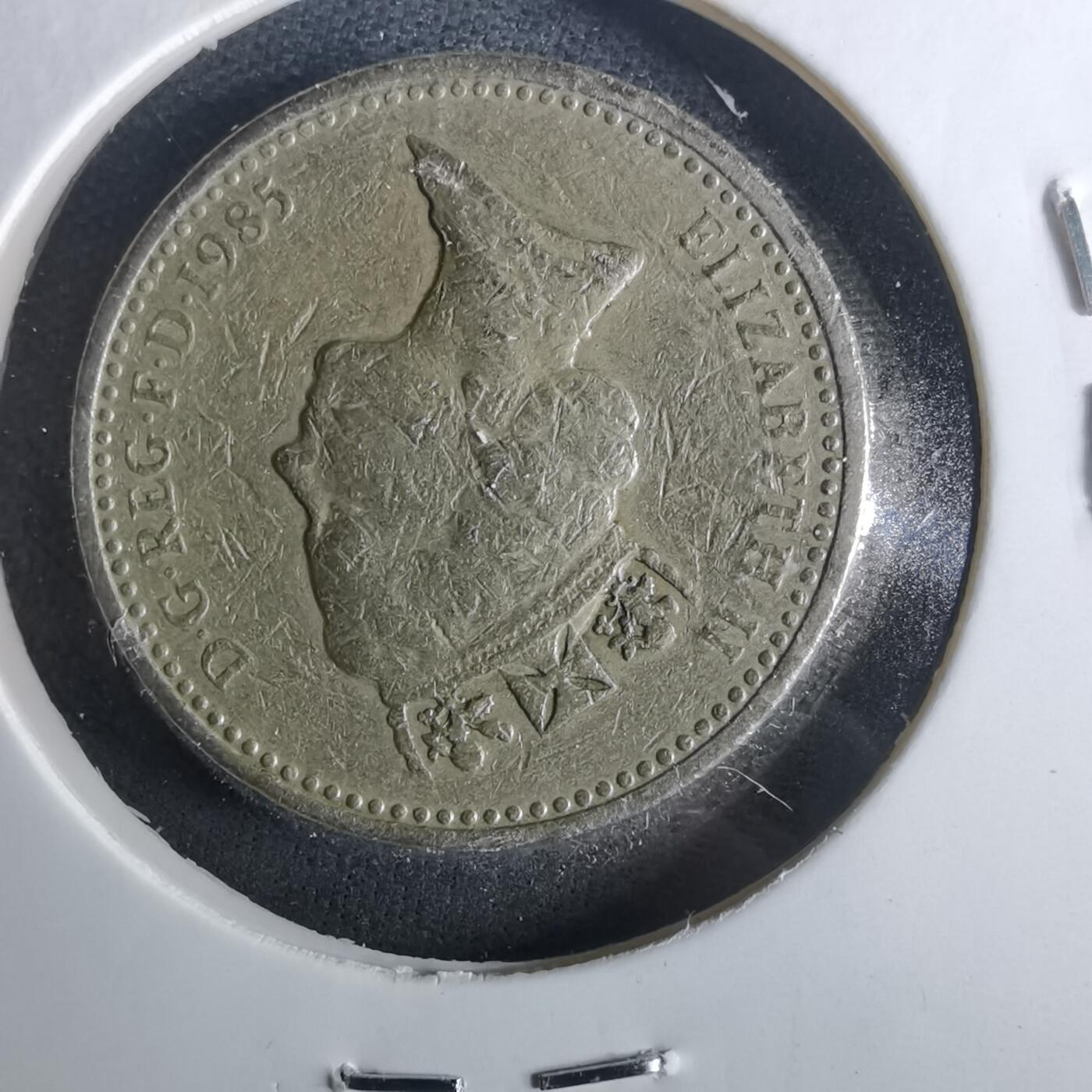 沼泽如烟--第952场 英国1985年1磅