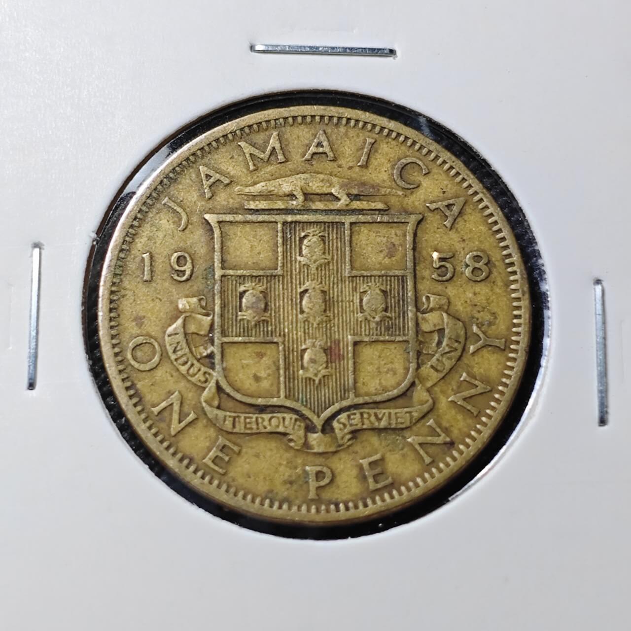 KK钱币收藏小铺  第385期  2月预留时间 周末发货  英属牙买加1便士铜币