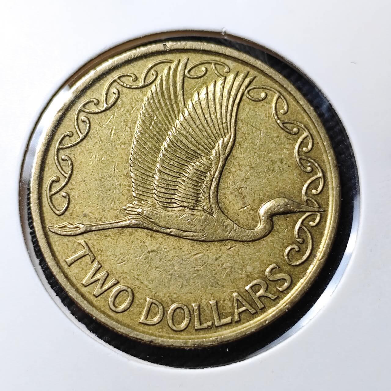 KK钱币收藏小铺  第385期  2月预留时间 周末发货  新西兰2元