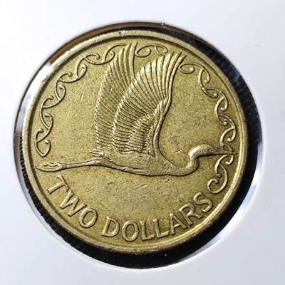 KK钱币收藏小铺  第385期  2月预留时间 周末发货 -  新西兰2元