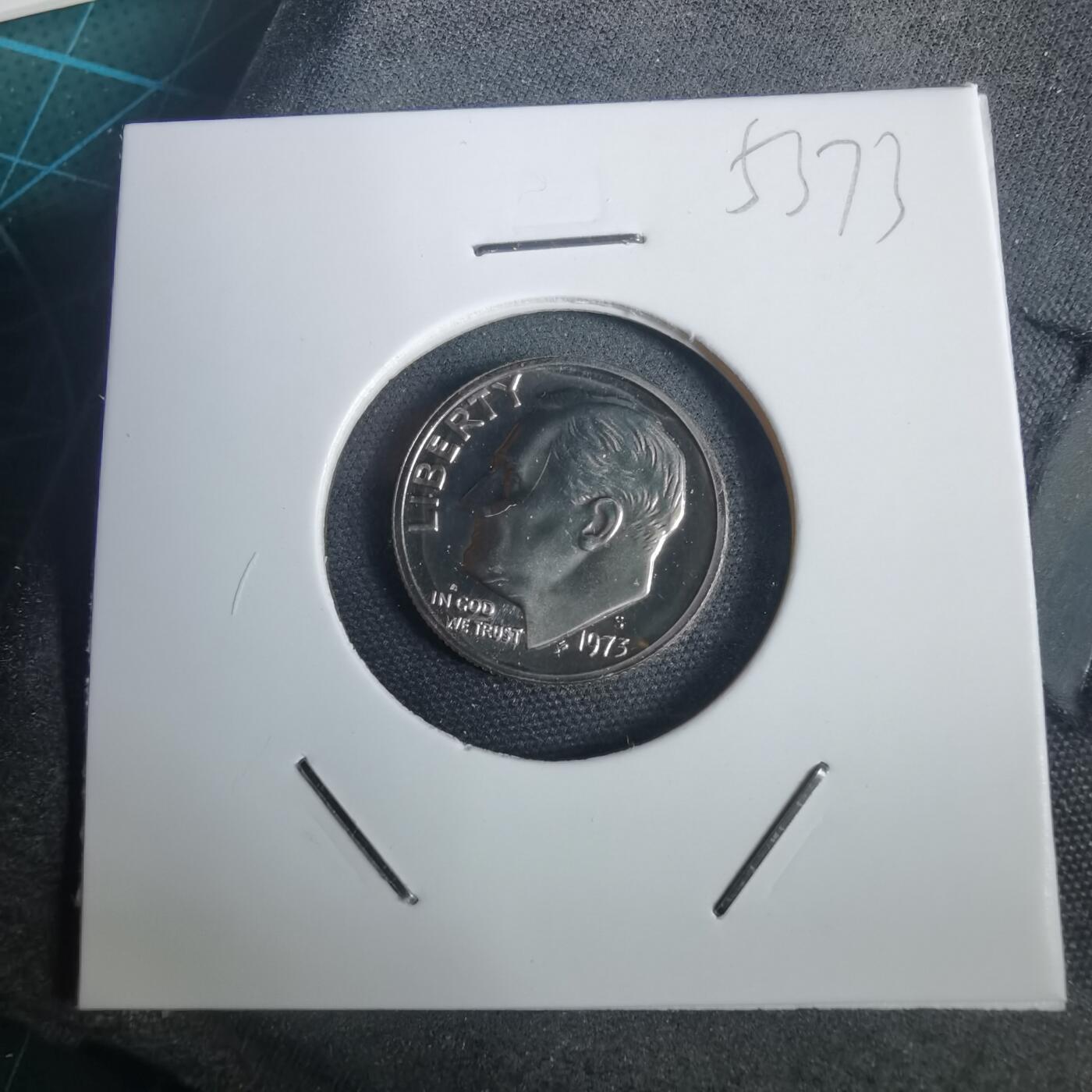 沼泽如烟--第953场 美国1973年10分精制币