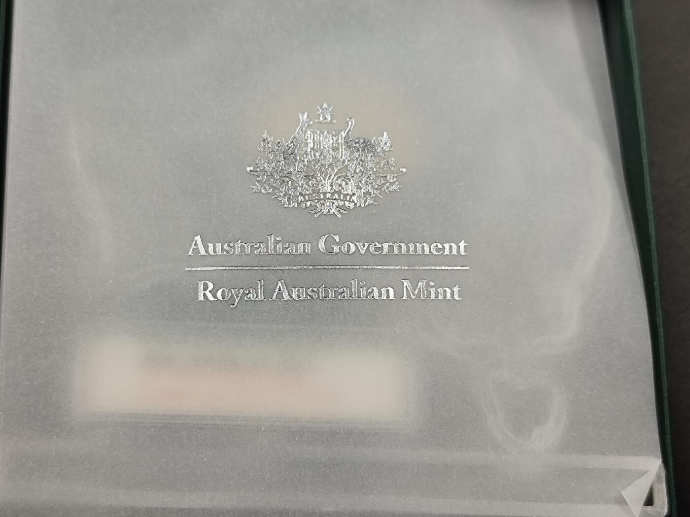 1月6日徽章钱币专场 原盒澳大利亚蛇年纪念币 