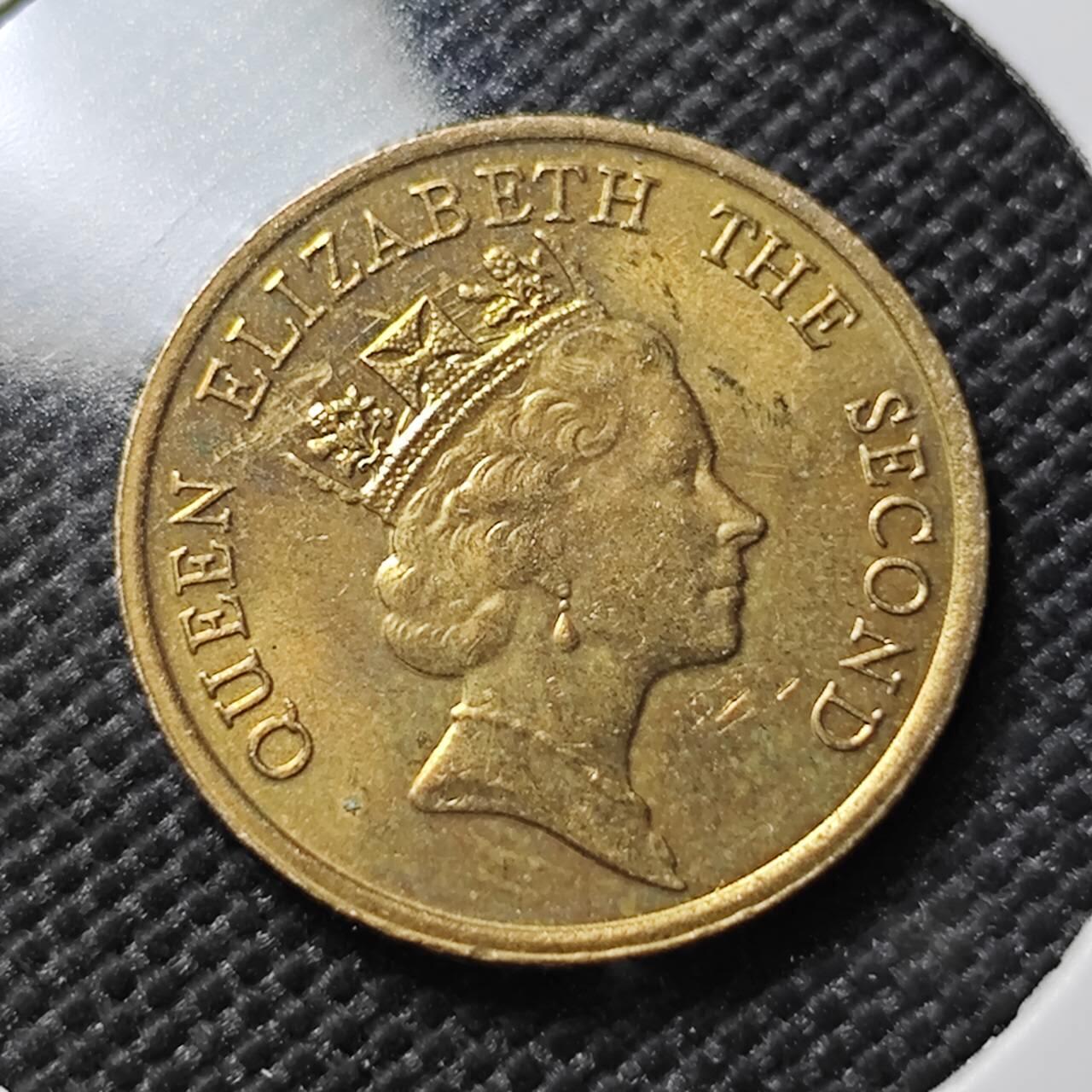 KK钱币收藏小铺  第385期  2月预留时间 周末发货  香港一毫铜币