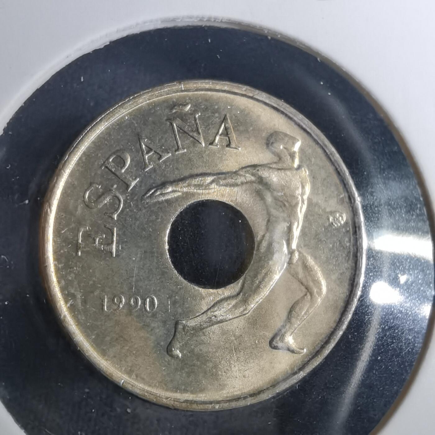 沼泽如烟--第952场 西班牙1990年25比塞塔