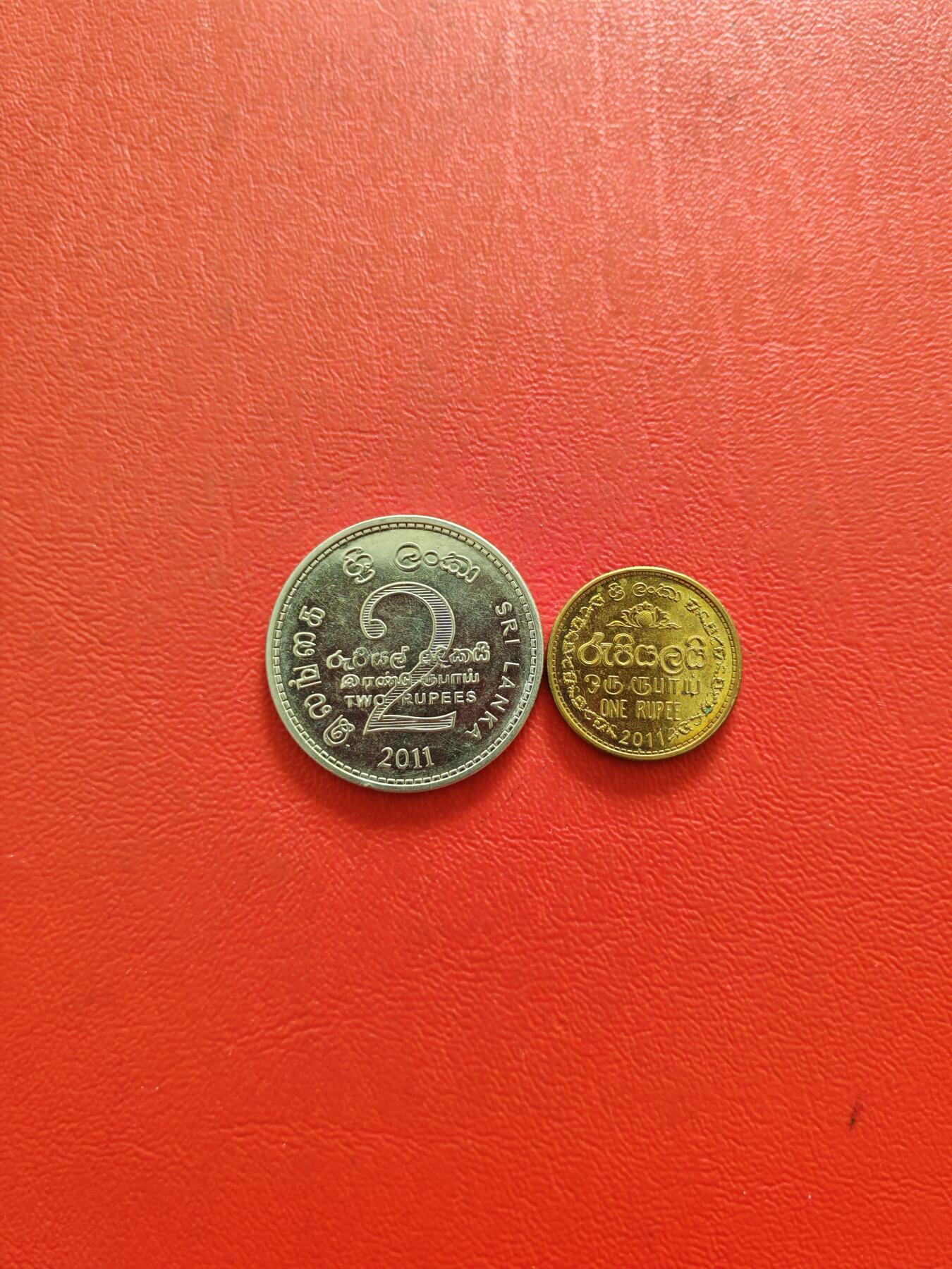 【云涧收藏】第八十五场，无预留最后收官场。 斯里兰卡2011年2枚