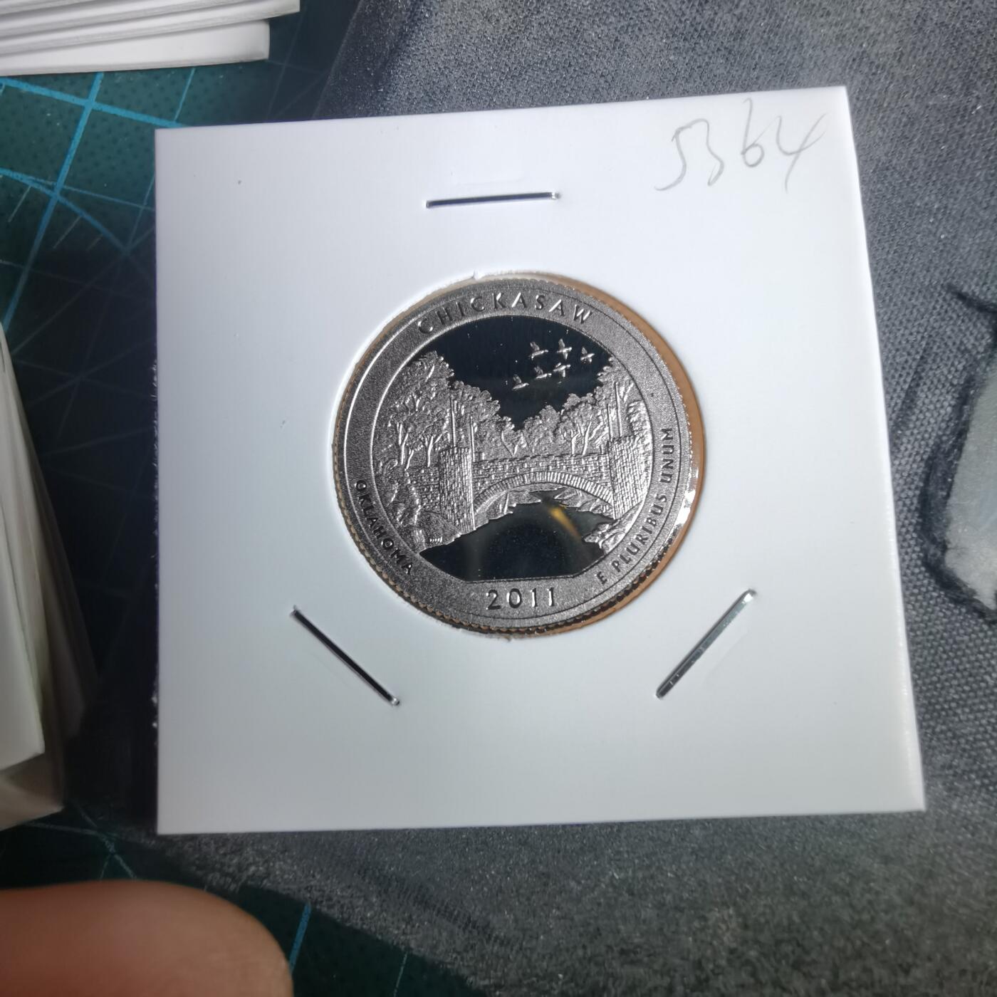 沼泽如烟--第953场 美国2011年25分纪念币精制币