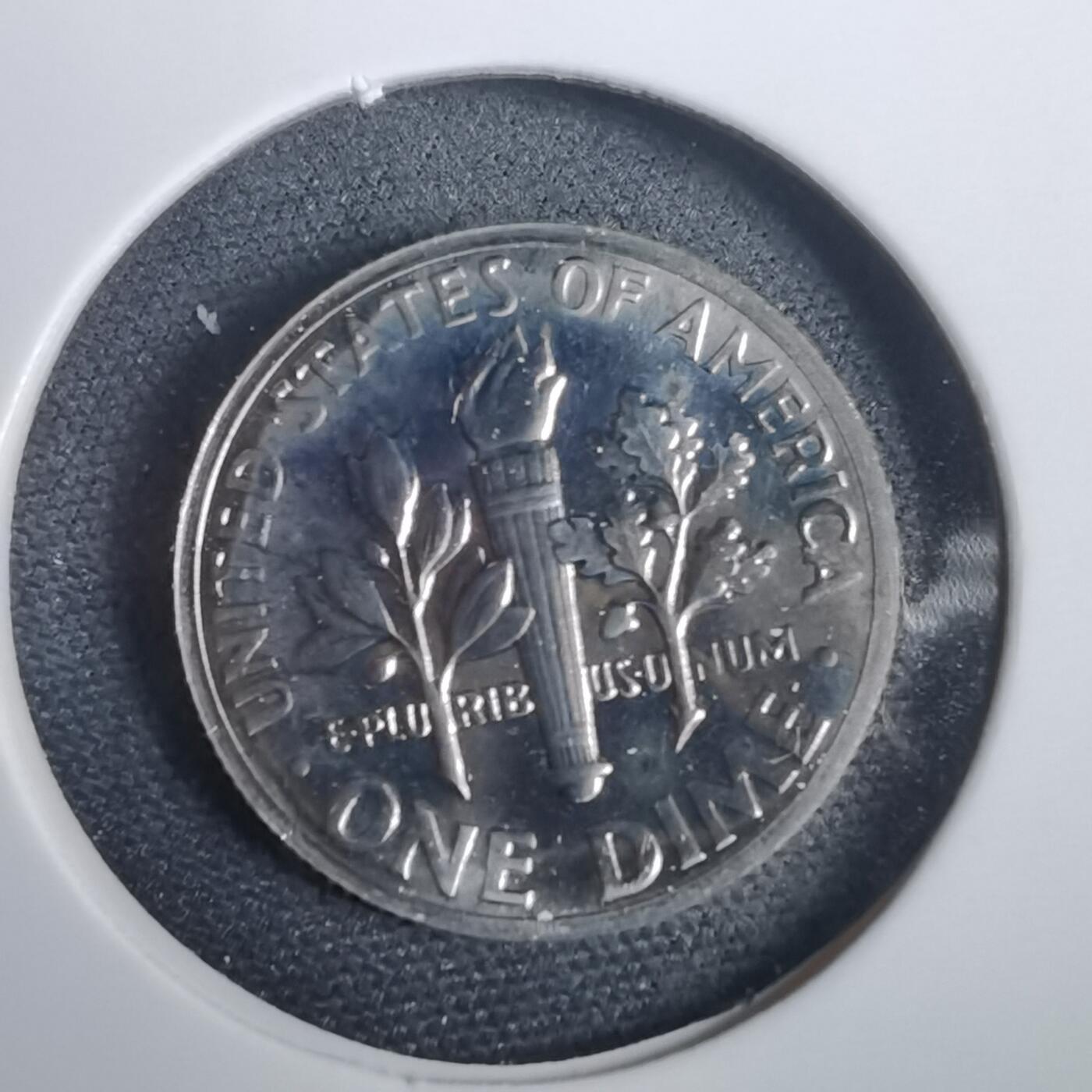 沼泽如烟--第953场 美国1970年10分精制币