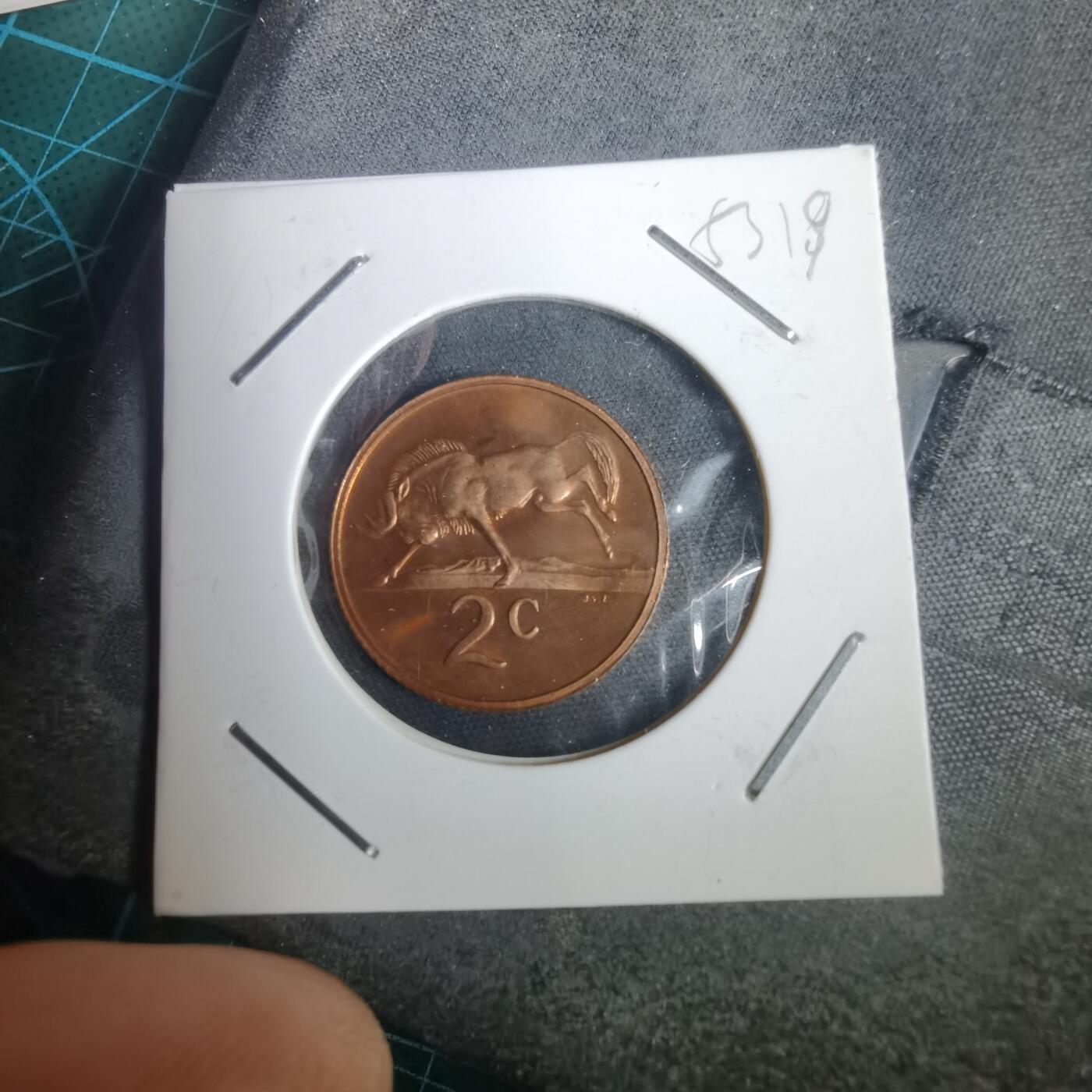 沼泽如烟--第953场 南非1971年2分精制币