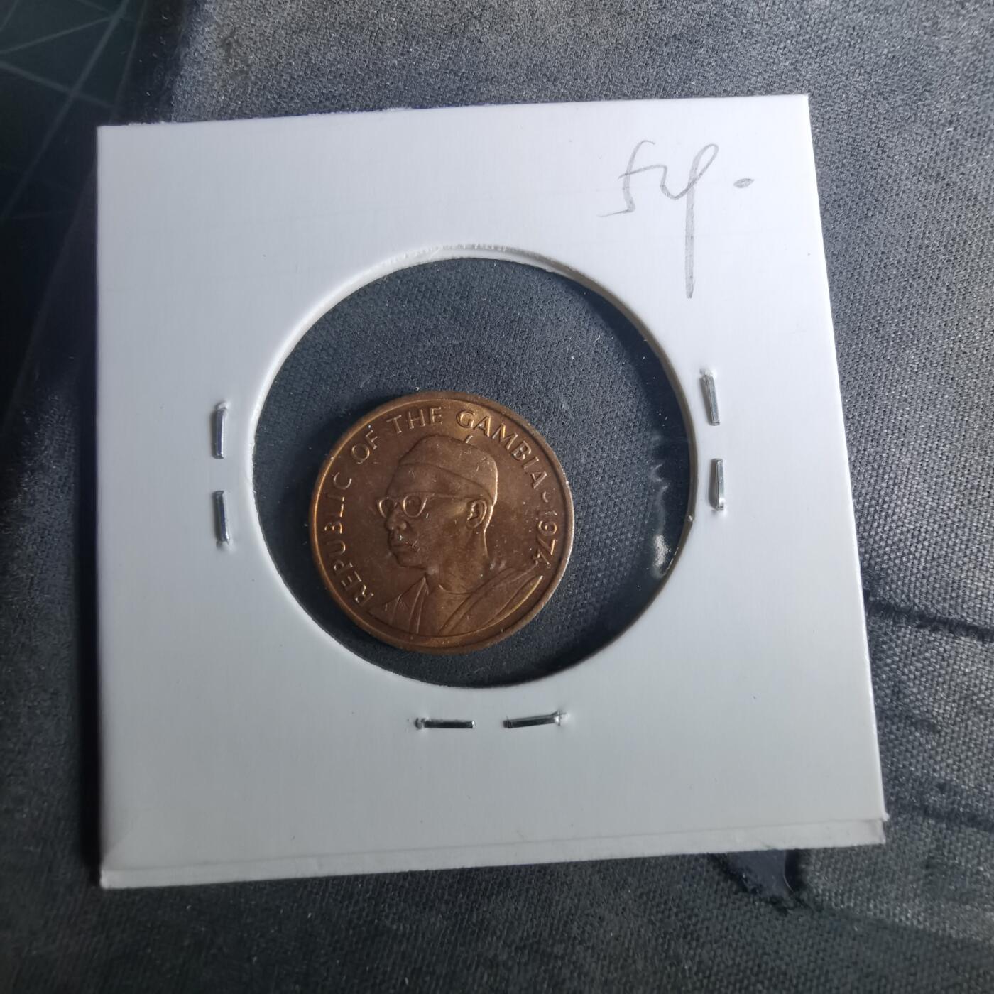 沼泽如烟--第952场 冈比亚1974年1布图