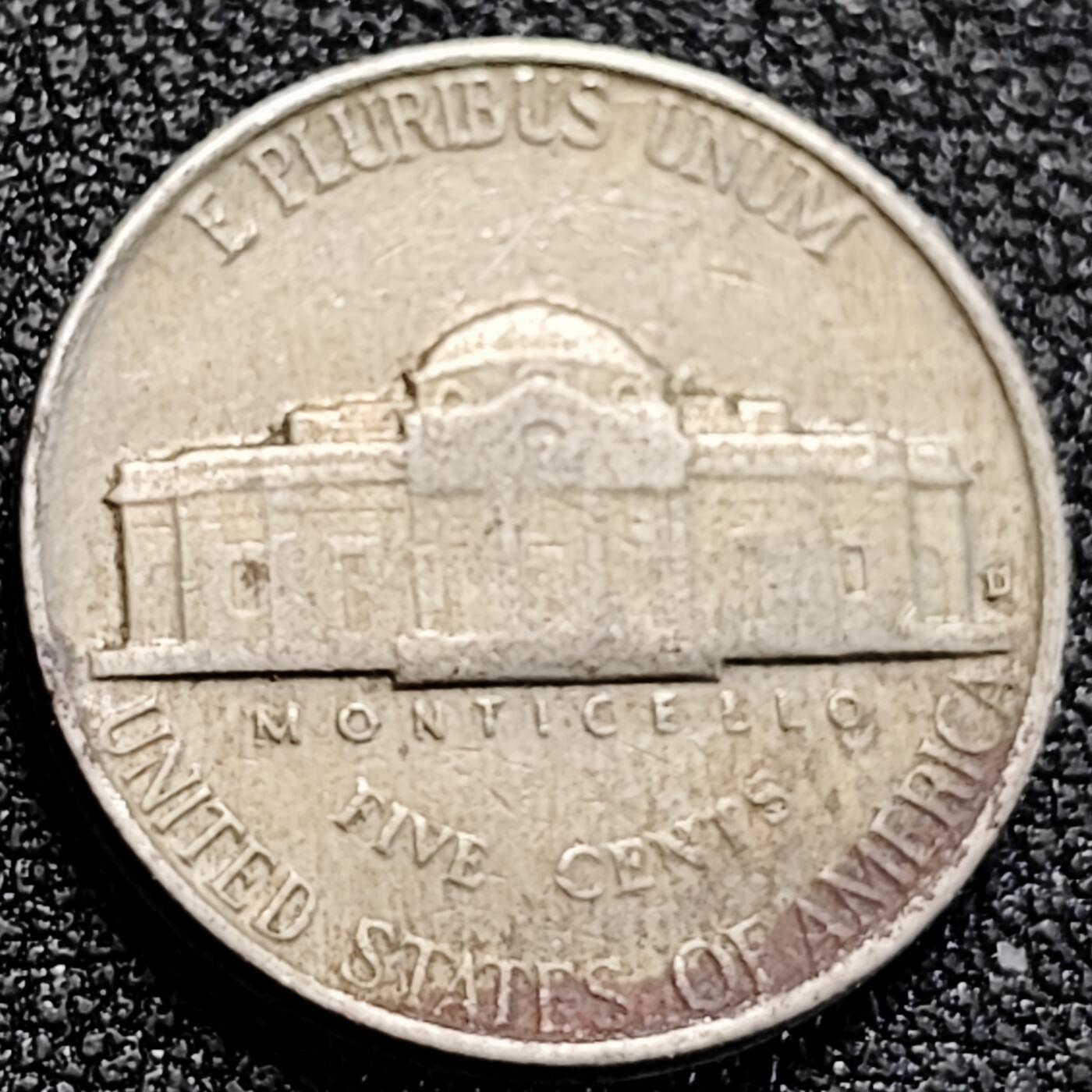 泉币菌-第162场- 新年第五场 精品福利场 杰斐逊总统 美国5美分铜镍硬币 1959年 21毫米5.0克