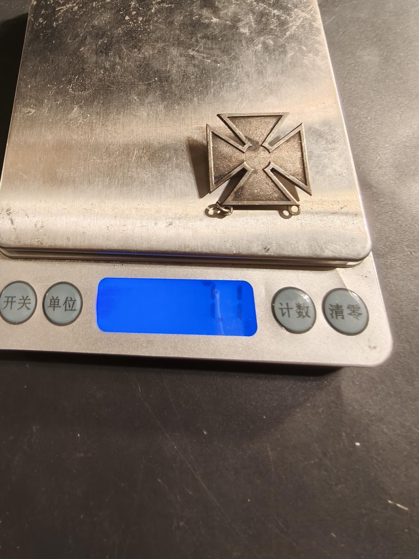 老王徽章第174期 美国陆军神射手技能章   二战时期横针版   925银    7.1g