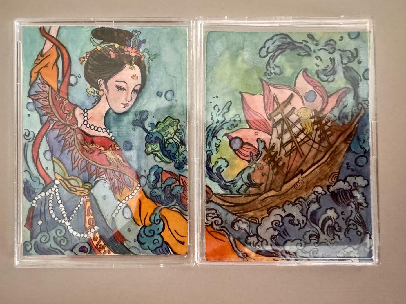 亡灵潮玩 马年首场 1月5日20点截拍 杨佳丽老师手绘 妈祖祈福双拼手绘