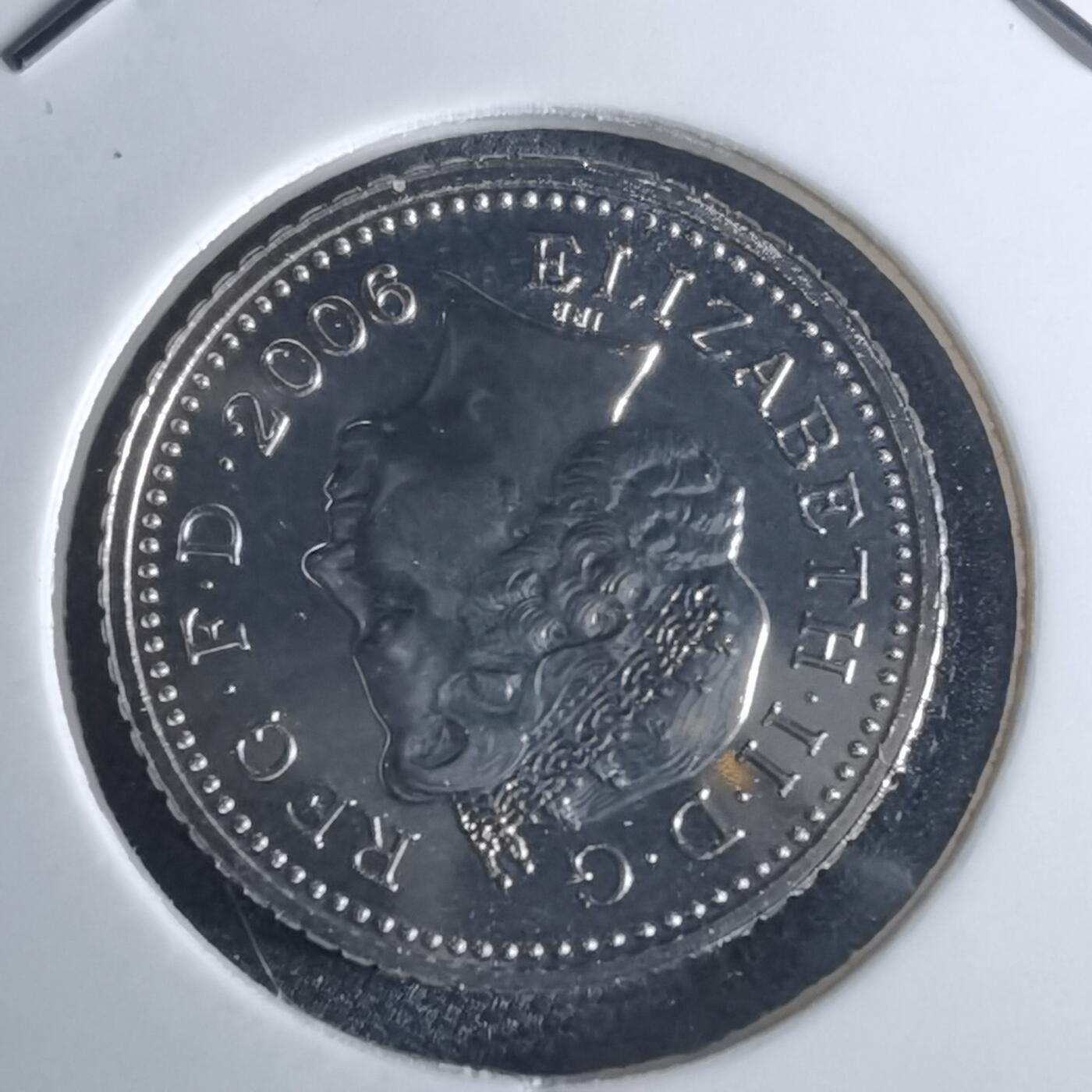 沼泽如烟--第953场 英国2006年5便士