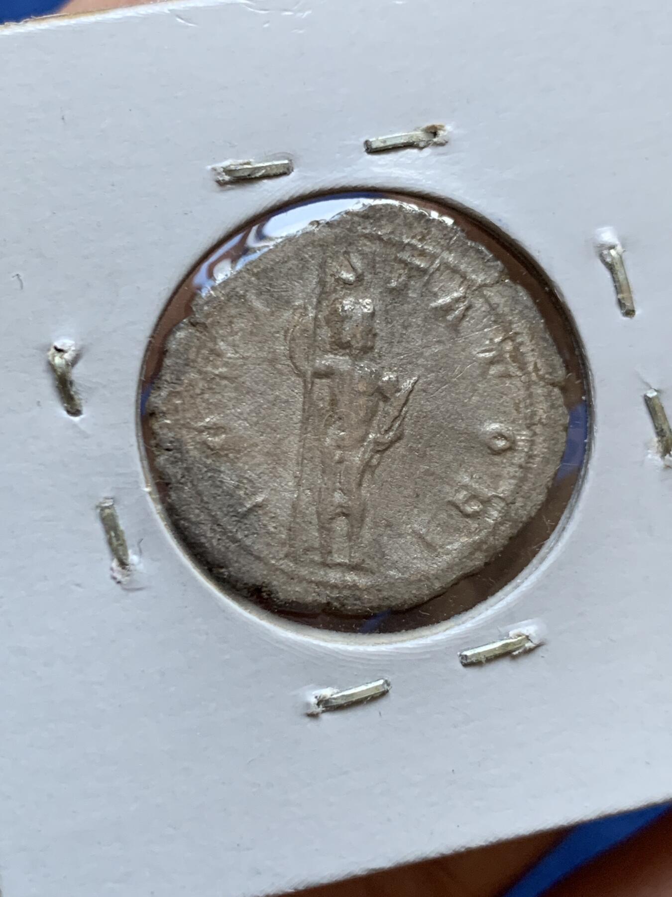 《竞宝斋》第454场 周日，周一 2场连拍 （全场包邮，欢迎送拍） 古罗马银第纳尔皇帝戈尔迪安三世 银币