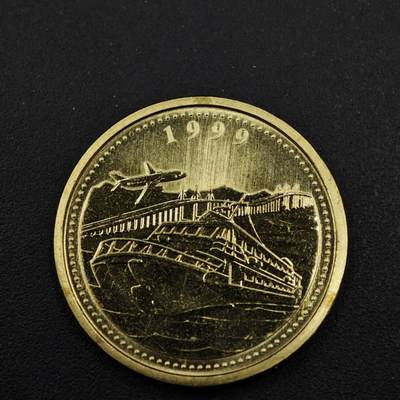 【淘币小摊】实时拍第八百四十一拍   散币批量币场   满百包邮可预留二周 每周一统一发货   - 澳门1999年回归五毫纪念币