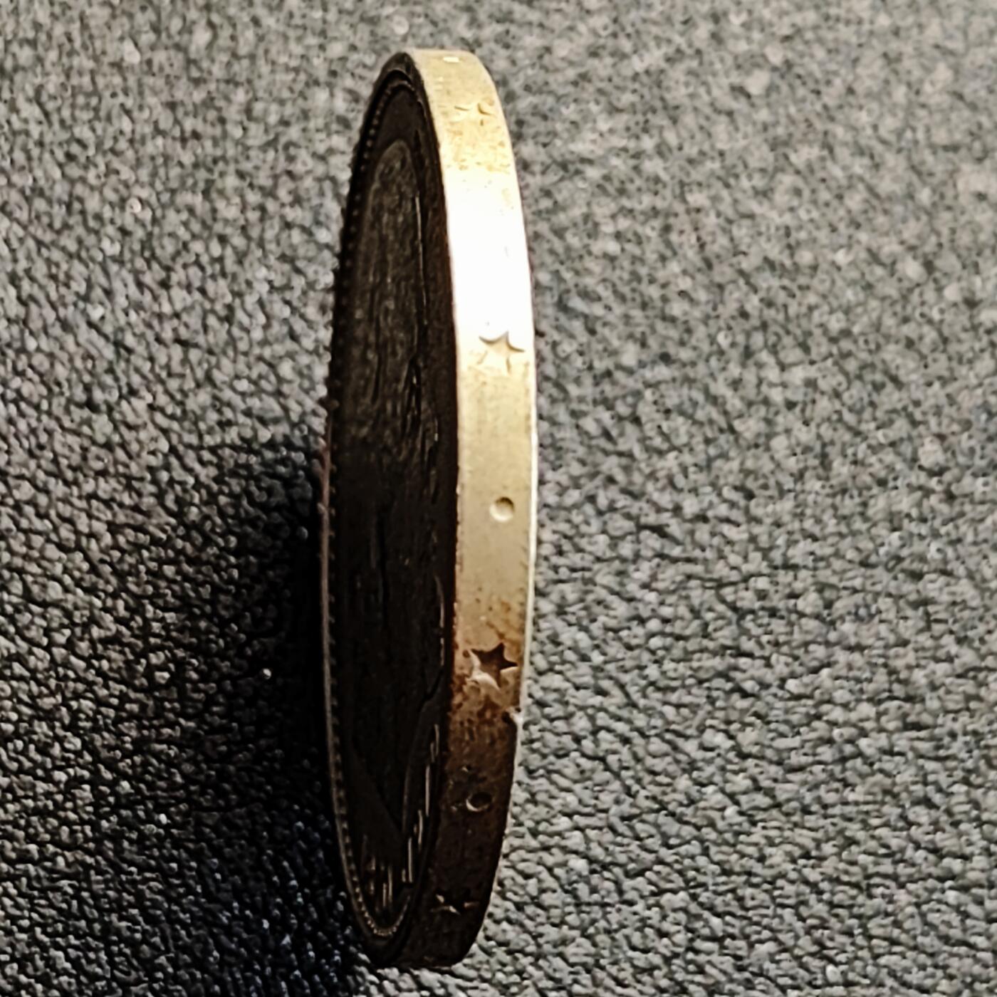 泉币菌-第163场-新年第六场 精品福利场 双柱 西班牙100比萨塔硬币 80年代版 直径24.5MM加厚黄铜币 花边